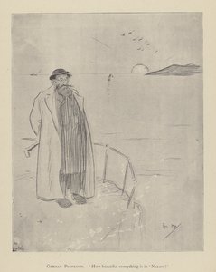 Cartoon by Phil May, from the 1890s by Phil May