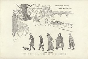Unchilled Enthusiasm, Winter Bathing in the Serpentine by Phil May