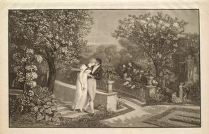 Spring, or, The Lovers by Philibert-Louis Debucourt