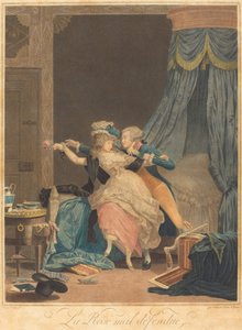 The Poorly Defended Rose by Philibert Louis Debucourt