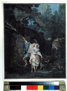 Farewell Morning by Philibert Louis Debucourt