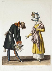 Parting of a Russian Officer with a Parisian Woman