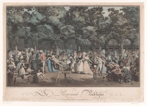 To See and Be Seen by Philibert Louis Debucourt