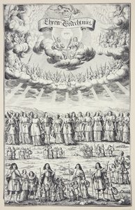 The Lord Assigns Duties to the Three Estates by Philip Galle