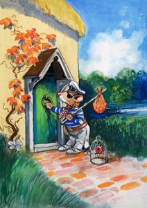 The Town Mouse and the Country Mouse by Philip Mendoza