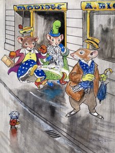 The Town Mouse and the Country Mouse by Philip Mendoza