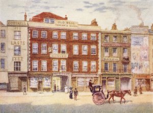 Old Bell Inn and Black Bull, from Holborn, 1897 by Philip Norman