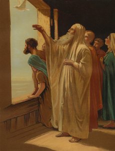 Noah sending forth the dove by Philip Richard Morris
