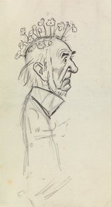 Caricature Portrait of Gladstone