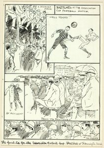 Sketches at the Association Cup Football Match