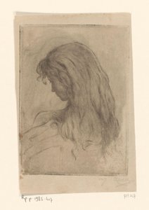 Woman with Long Hair, Seen from Behind