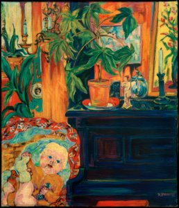 Interior with Child in the Cradle, (Child in the Cradle)