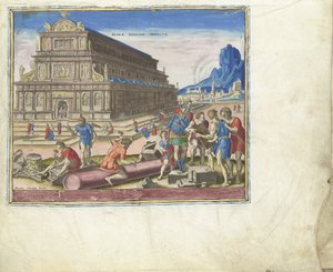 The Temple of Diana at Ephesus from the Series The Eighth Wonders of the World, 1572