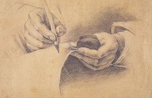 Drawing Hands by Philipp Otto Runge
