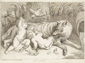 Romulus and Remus by Philippe Lambert Joseph Spruyt