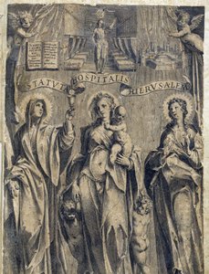 Frontispiece of the Statutes of the Order of Malta 