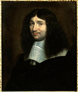Portrait of Jean Baptiste Colbert, Intendant of Finance of Louis XIV. Painting by Philippe De Champaigne