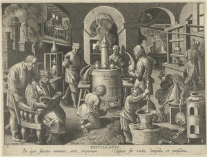 Distillation (title on object) New Inventions and Discoveries (series title) Nova Reperta (series title)