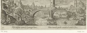 Fishing (Hunting and Fishing) (Venationes, Piscationes et Aucupii Typi) by Philips Galle (attributed to workshop of)