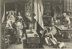 Medicine Against Syphilis by Philips Galle (attributed to workshop of)