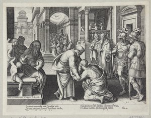 Cornelius Kneeling Before St. Peter