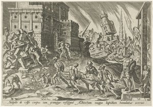 The Body of the King of Ai is Brought to the City Gate, The Days of Calamity of the Jewish People (series title)