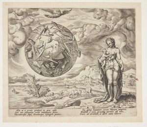 Man Born to Toil by Philips Galle