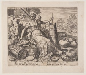 Pales, from The Occupations by Philips Galle