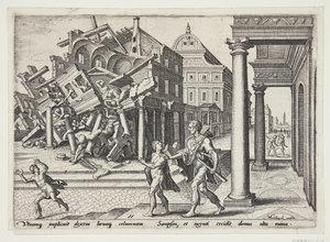 Samson Let Out of the Prison and Destroying the Temple of the Philistines