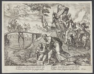 St. Philip Baptizing the Eunuch by Philips Galle
