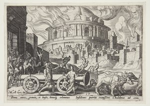 The Chaldeans Carrying Away the Pillars of the Temple of Jerusalem