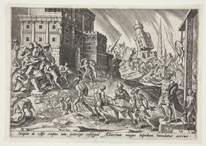 The Corpse of the King of Ai Brought to the Gate of the City