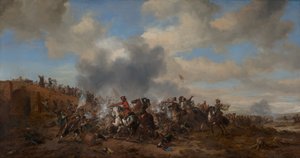 Battle Scene by Philips Wouwerman