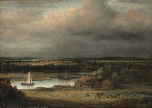 Wide River Landscape by Phillips de Koninck