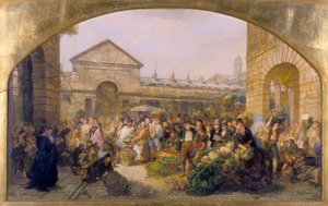 Covent Garden Market, 1864 by Phoebus Levin