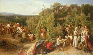Life in the Hop Garden, 1859 by Phoebus Levin