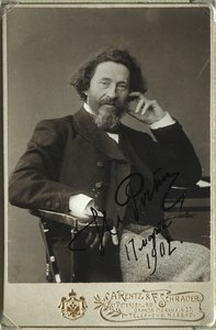 Portrait of Ilya Repin by Photo studio H. Rentz and F.