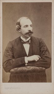 Portrait of the Composer Émile Jonas by Photo studio Legé and Bergeron.