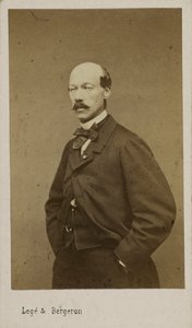 Portrait of the Composer Alexandre Batta, c. 1880 by Photo studio Legé and Bergeron.