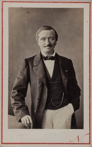 Portrait of the Composer Antoine Elwart, 1808-1877, ca 1860