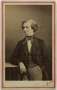 Portrait of the composer Hector Berlioz 1803-1869, ca 1860 by Photo studio Nadar.