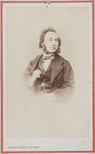 Portrait of the Violinist and Composer Camillo Sivori 1815-1894 by Photo studio Trantoul Père and Fils.