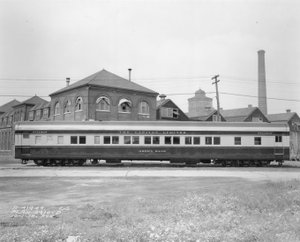 Car, Midwest MS Pullman, bx.6, Fl.454, Green Bank