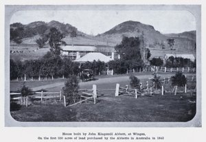 House built by John Kingsmill Abbott at Wingen by Photographer Australian