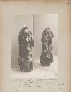 House of Worth, Coat (Album Page)