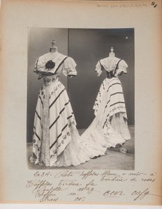 Album Page: House of Worth, Evening Dress