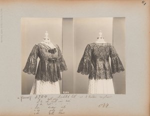 Album Page: House of Worth, Jacket (Mantelet) by Photographer French