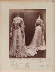 Album Page: House of Worth, Tea Gown