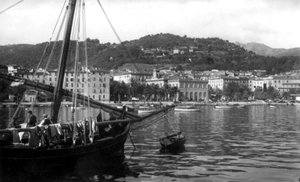 View of Ajaccio Harbour, Corsica, c.1930