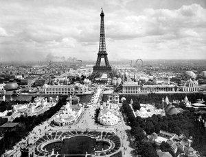 View of the Champs de Mars and the Eiffel Tower, Paris World Fair